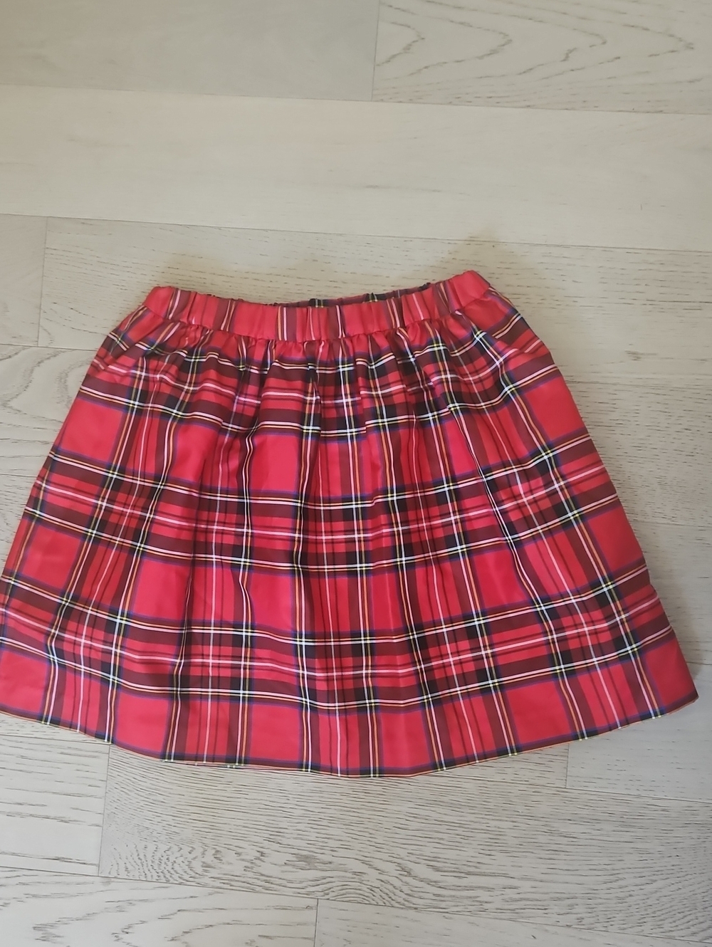 Crewcuts Red Plaid Skater Skirt